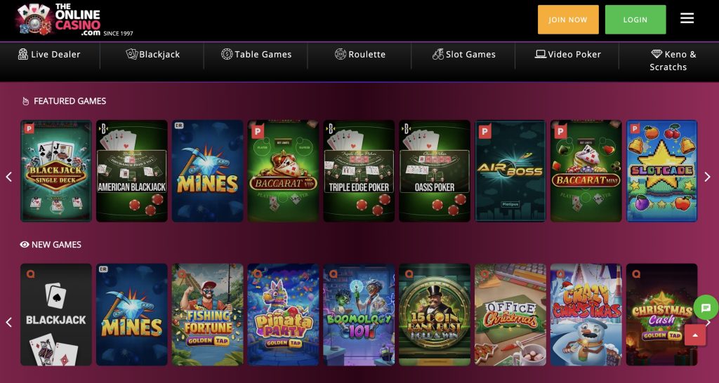 TheOnlineCasino Online Casino Maine